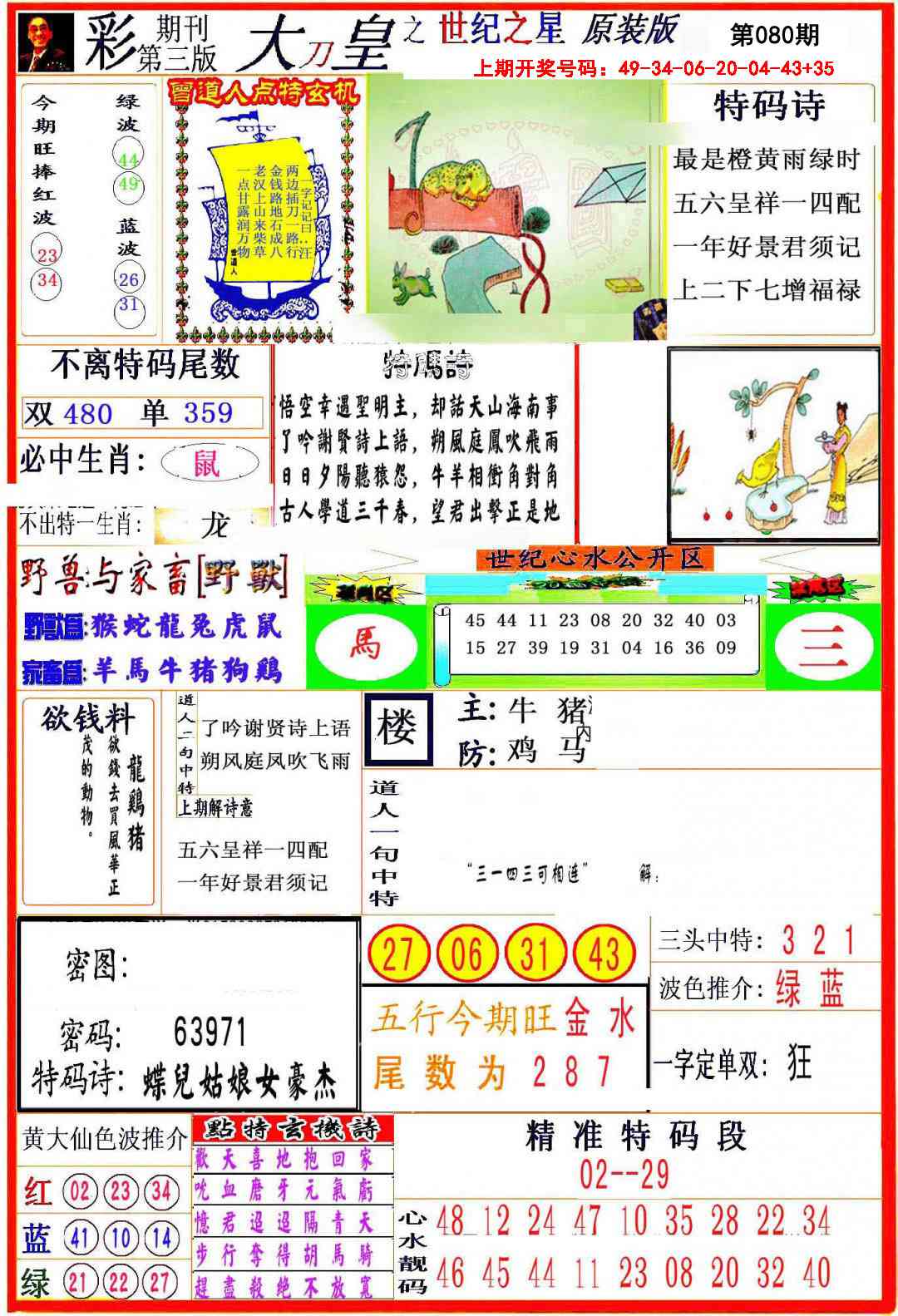 080期大刀皇之(世纪之星)[图]
