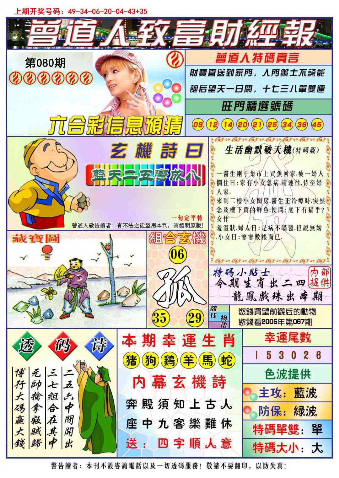 080期曾道人致福财经[图]